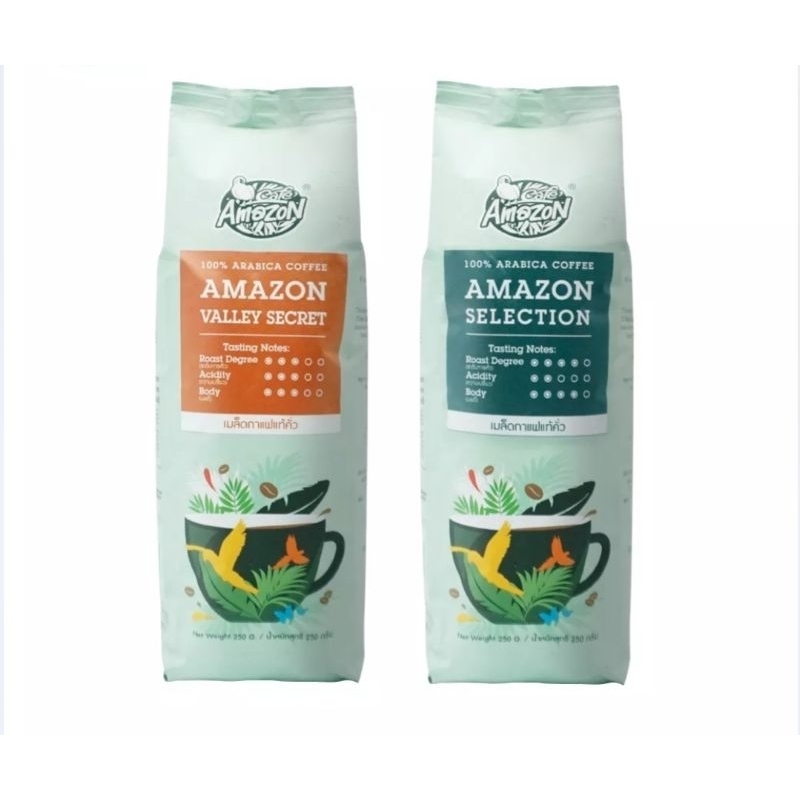 Cafe Amazon Coffee bean 'Amazon Selection' Arabica coffee เมล็ดกาแฟแท้
