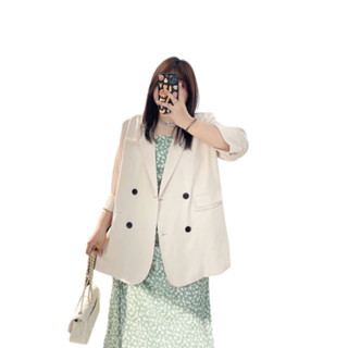 CiCi Plus+(3027)Pastel blazer เสื้อสูทเบลเซอร์สีพื้นพาสเทล ดีเทลมีกระเป๋า ทรงเกาหลีหวานๆ plussize