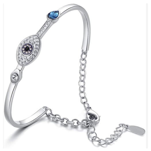 swarovski-สร้อยคอ-กำไลข้อมือ-symbolic-evil-eye-pendant-สวารอฟสกี้-ของแท้-100-สร้อยคอพร้อมจี้-ของขวัญ-พร้อมส่