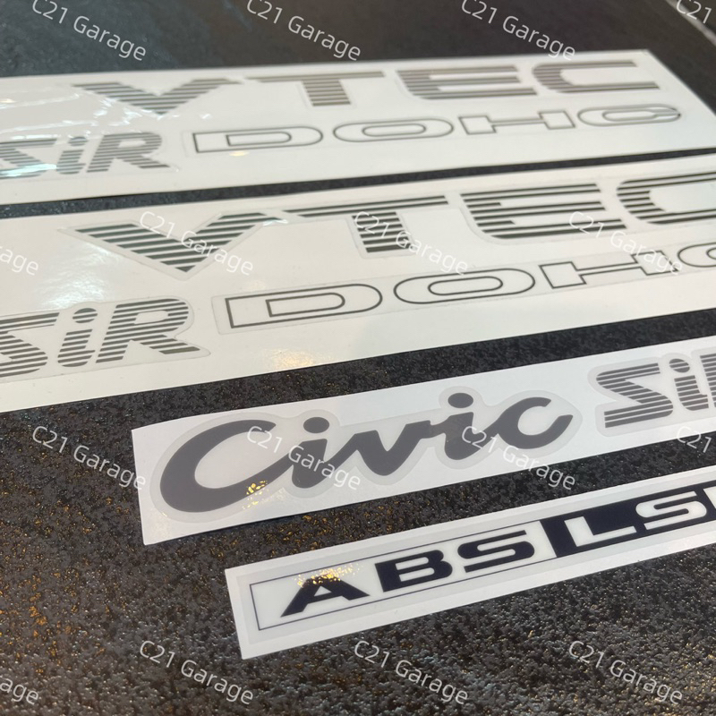 สติกเกอร์แต่ง-ครบชุด-civic-eg-3door-3ดอ-รอบคัน-civic-sir-vtec-dohc-abs-lsd