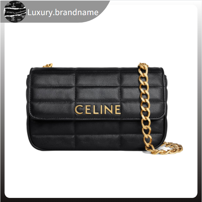 เซลีน-celine-matelasse-monochrome-quilted-calfskin-กระเป๋าสะพายโซ่