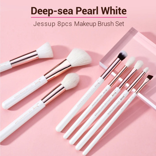 (ส่งฟรี ไม่ใช้โค้ด) แปรงแต่งหน้า 8 ชิ้น Jessup 8 pcs Makeup Brushes Set (T218, T158)