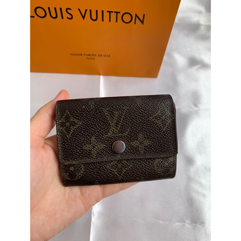 LV Coin & Card holder Monogram สินค้ามือสองของเเท้ Shopee Thailand