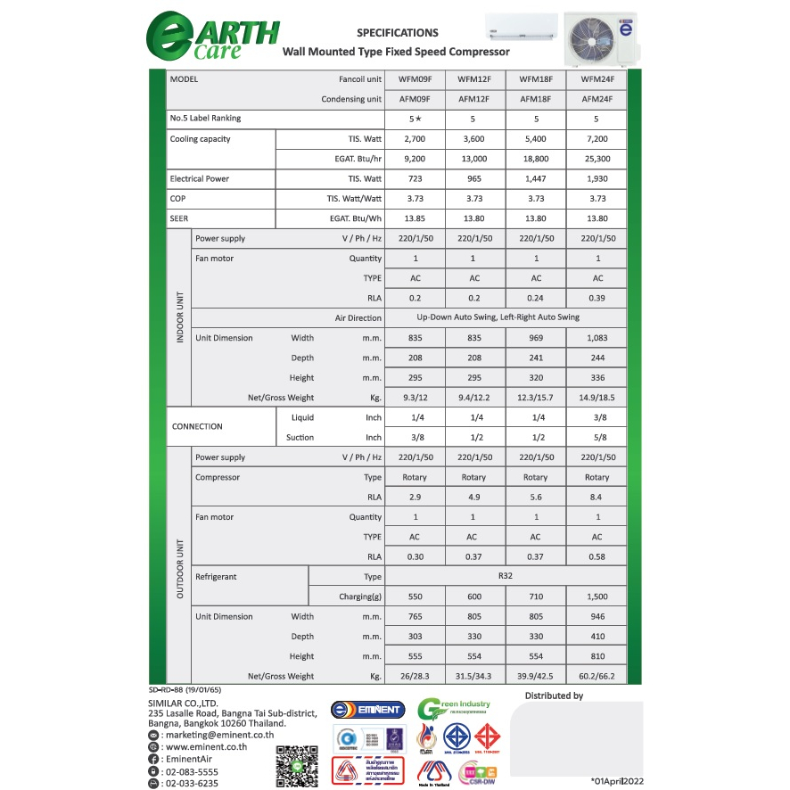 eminent-แอร์ติดผนัง-earth-r32-รุ่น-wfm-รับประกันศูนย์-10-ปี