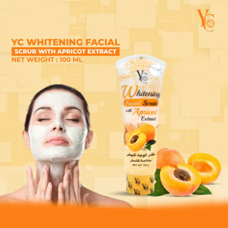 สครับผิวหน้าเนื้อเนียน สูตรแอฟพริคอต  / YC Whitening Facial Scrub With Apricot Extract