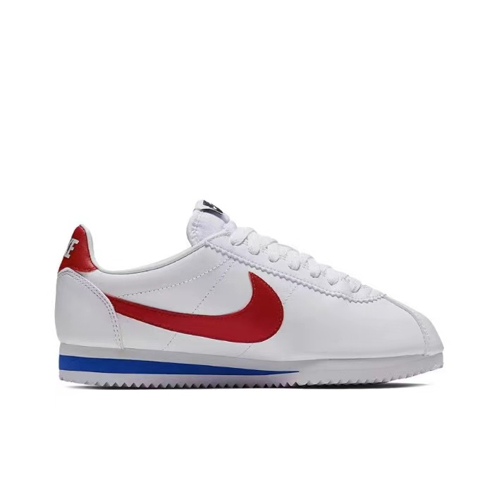 ของแท้-100-nike-cortez-low-สีแดง-ขาว-ทั้งสองเพศ-ระบายอากาศ-กันลื่น