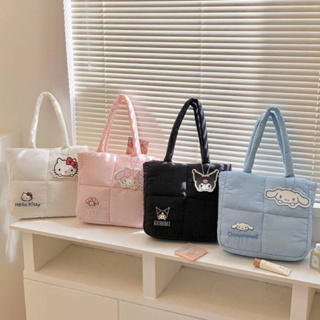 กระเป๋าสะพายข้าง Sanrio Character Fluffy Bag #mymelody #kuromi #cinnamonroll #kitty
