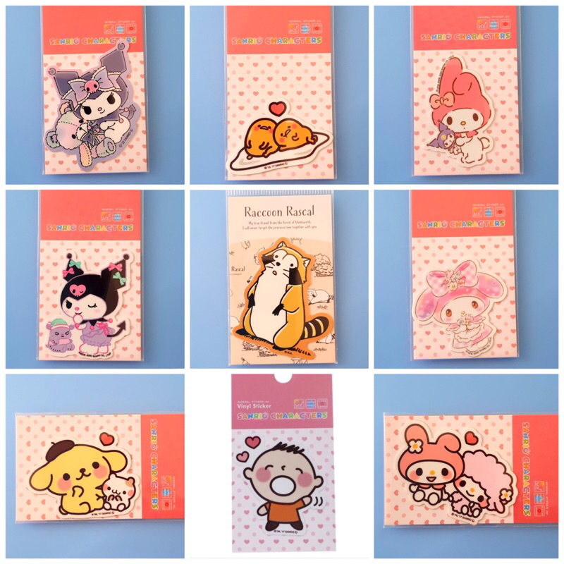 สติ๊กเกอร์-การ์ตูนคาแรคเตอร์-sanrio-characters-การ์ตูนคาแรคเตอร์-ทนแดด-ทนฝน-made-in-japan