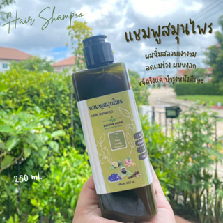 แชมพูสมุนไพรใบหยก Hair Shampoo  ปริมาณ 250 ml. *ผมนิ่มสลวย ลดผมร่วง ผมหงอก รังแค บำรุงศีรษะ*