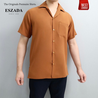 เสื้อเชิ้ตฮาวายแขนสั้นสีพื้นมินิมอลกระดุมสีเดียวกับเสื้อ (H26) The Premium shirts Limited air Minimal Air A+ (H26)