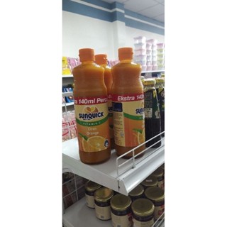 น้ำส้มซันควิก sunquick ชนิดเข้มข้น ขวดใหญ่ขนาด800ml.