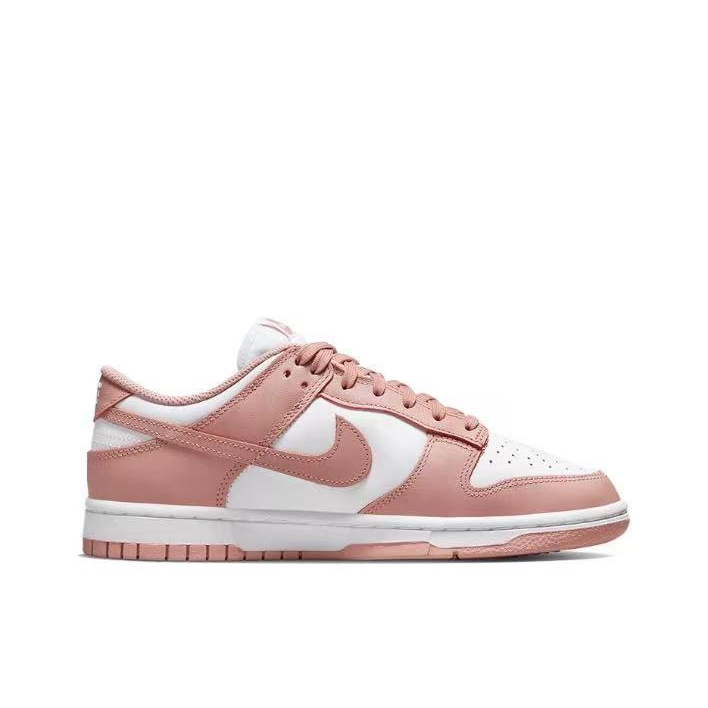 nike-dunk-low-rose-whisper-แท้-100-องเท้าบาสเก็ตบอลส้นเตี้ยกันลื่