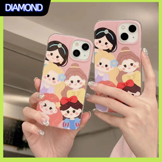 💲คูปองเคลม💲 case for iphone 11 12 สาวน้อยน่ารัก เคส 14 13 12 11 pro max ซิลิโคนเหลวป้องกันการตกหล่น