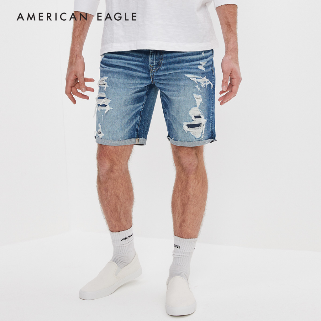 american-eagle-airflex-9-denim-short-กางเกง-ยีนส์-ผู้ชาย-ขาสั้น-nmso-013-7474-826