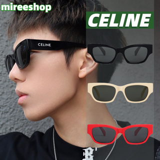 🍒เซลีน Celine แว่นกันแดด CELINE MONOCHROMS 01 ผลิตจากอะซิเตท Sunglasses
