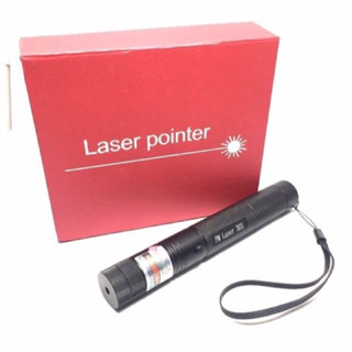 เลเซอร์ความแสงสูงGadget Laser Torch Green เลเซอร์แสงสีเขียว รุ่น 303 (Black）