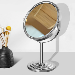กระจกเงา กระจกแต่งหน้า แบบตั้งโต๊ะ กระจกขยาย ของ  Double-Sided Magnifying Makeup Mirror 1X/3X Vanity Tabletop Freestand