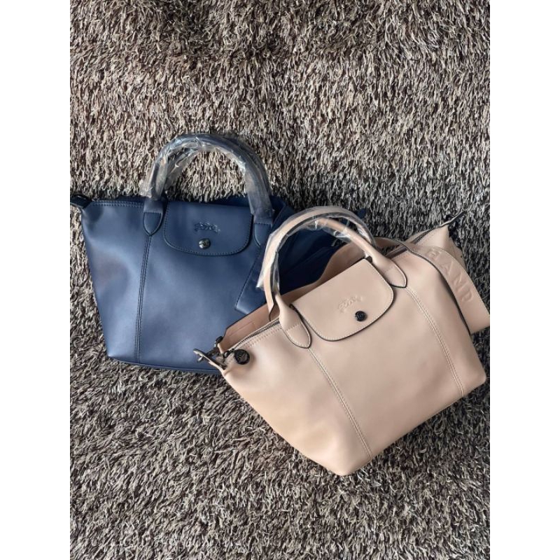 กระเป๋าสะพาย Longchamp LE PLIAGE CUIR TOP HANDLE BAG S Shopee Thailand