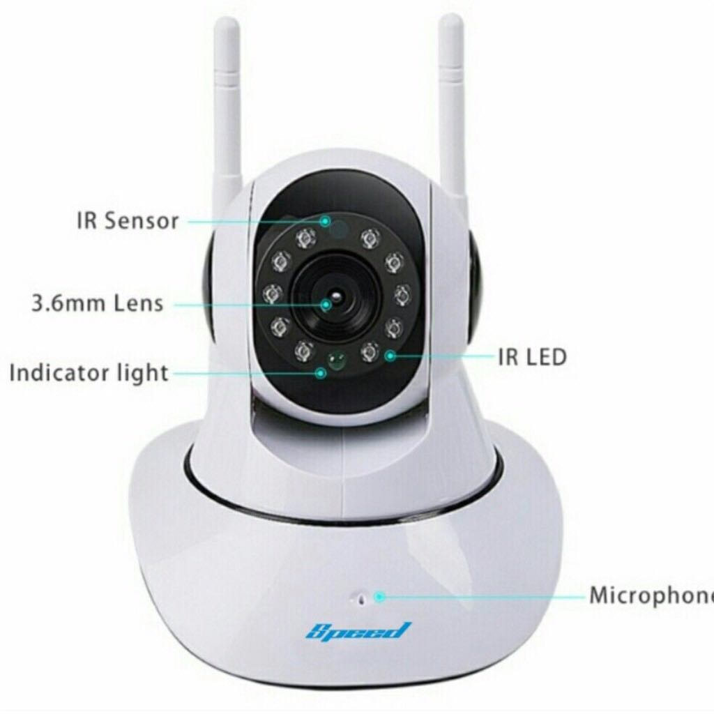 กล้องวงจรปิดไร้สาย-ip-camera-speed-cctv-720p-wifi-hd-1-0mp-สีขาว