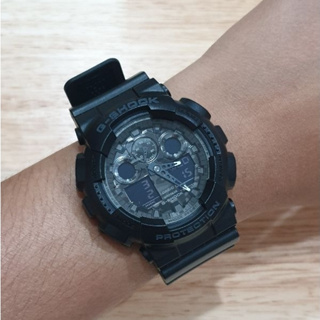 [ของแท้] Casio G-Shock นาฬิกาข้อมือ รุ่น GA-100CF-1ADR  รับประกันศูนย์ CMG 1 ปี