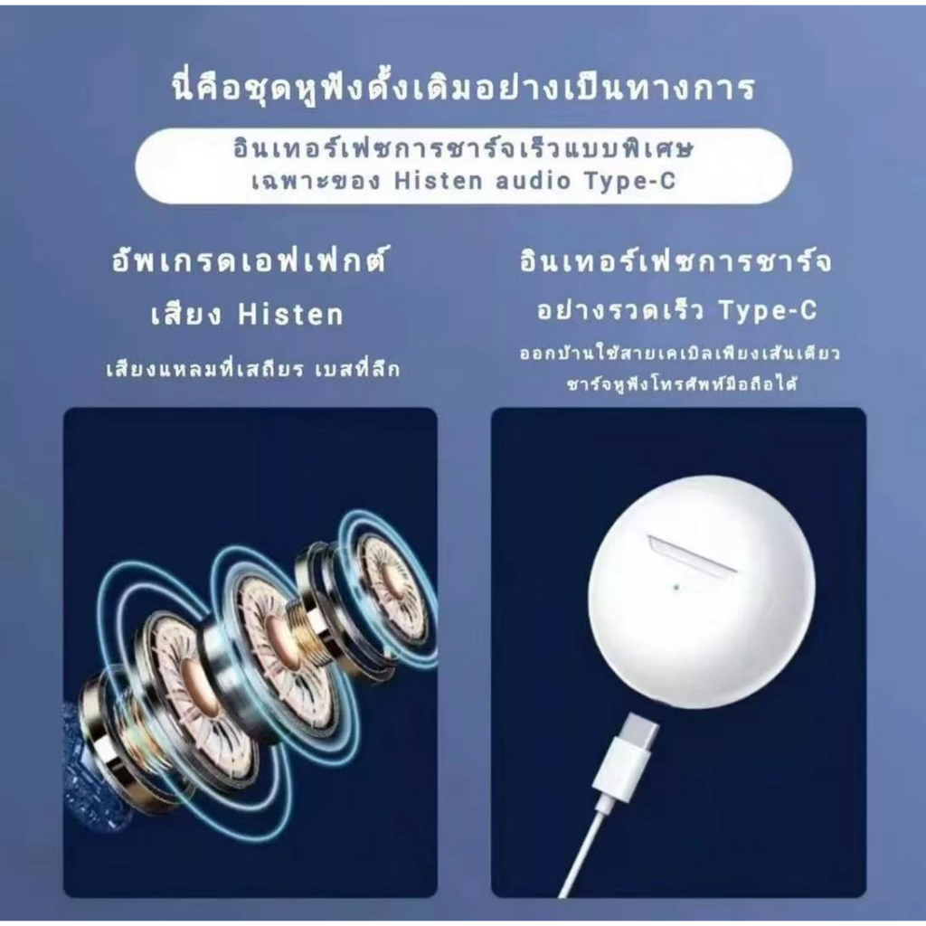 รับประกัน-5-ปี-หูฟัง-บูลทูธของแท้100-หูฟังเอียบัดไร้สาย-พร้อม-mic-กันน้ำ-tws-สเตอริโอหูฟังกีฬาxiaomi