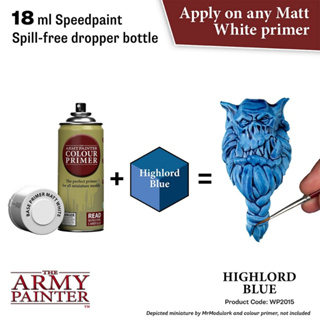 🔥มีของพร้อมส่ง🔥 Army Painter Speedpaint 2.0 Highlord Blue 18ml AP-WP2015 สีทาโมเดล สีอะคริลิคสูตรน้ำ Water Based Acrylic