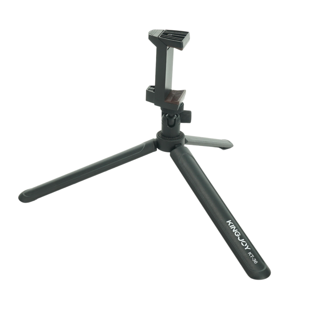 ขาตั้งกล้องมือถือ-kingjoy-kt-36-mini-tripod-for-smartphone-ขาตั้งกล้องถ่ายรูป-ขาตั้งกล้อง-หมุนได้360-องศา-ถ่ายมุมท็อปได้