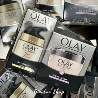 ✅แท้ พร้อมส่ง✅ Olay Total Effects 7in1 Anti-Ageing Normal Day Cream 50g. &amp; Night 50g. (SET)