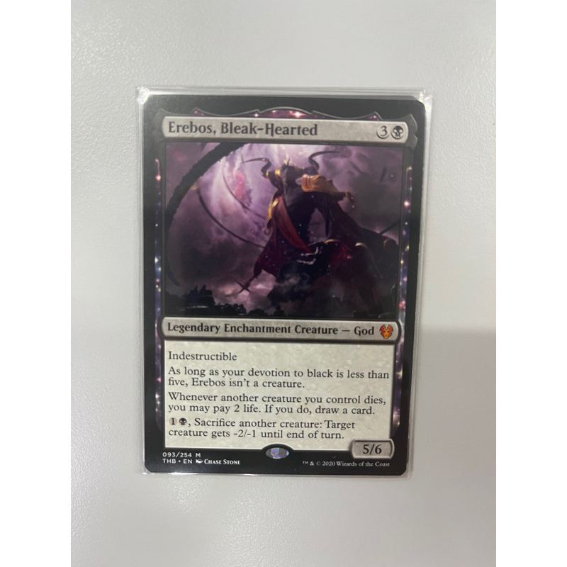 การ์ด MTG Erebos, Bleak-Hearted Black Magic the gathering EDH รุ่น THB สภาพ Nm | Shopee Thailand