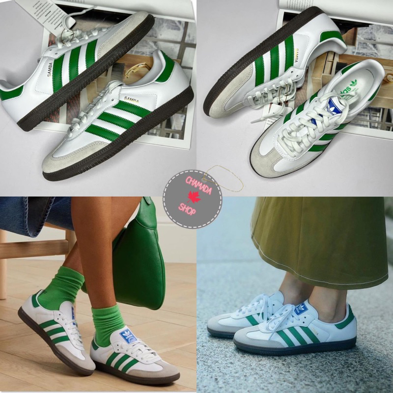 รองเท้าadidas-samba-og-สีเขียว