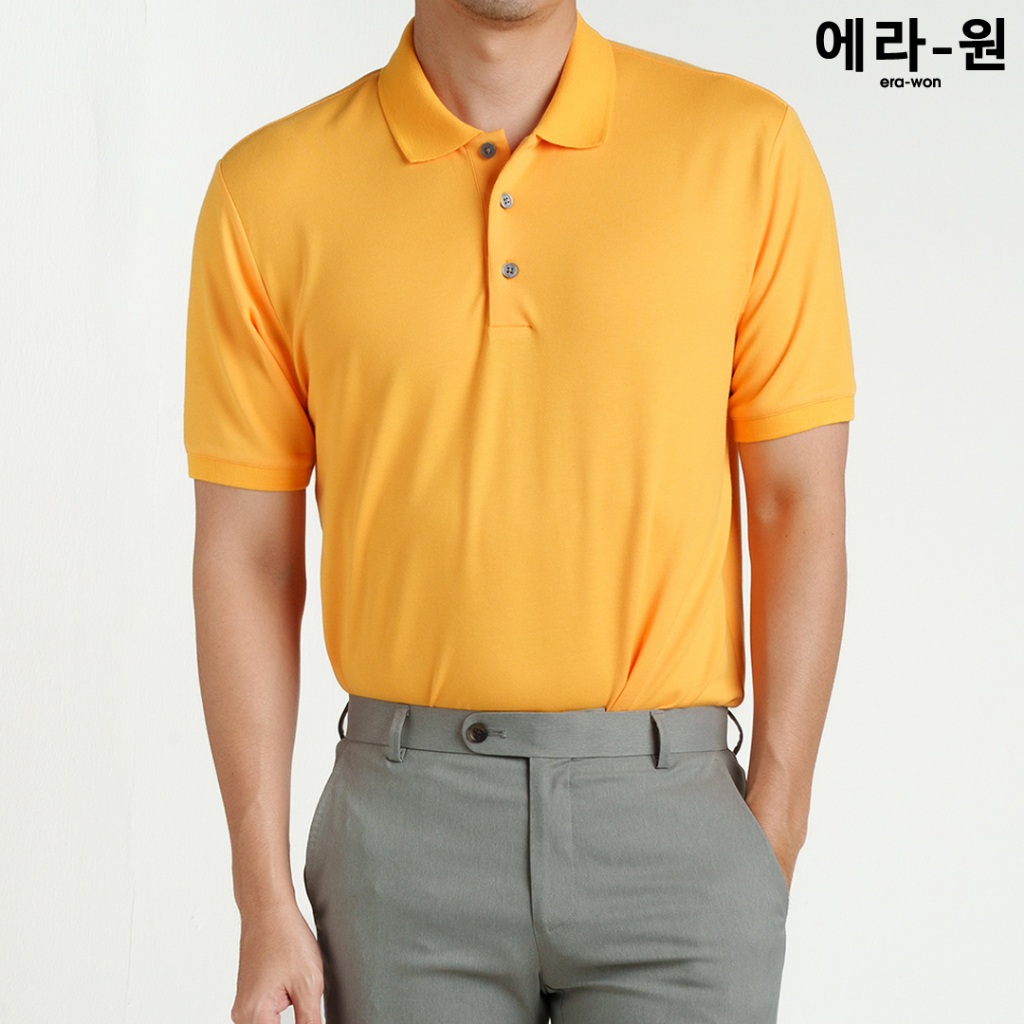 era-won-เสื้อโปโล-แขนสั้น-ทรงสลิม-polo-shirt-สี-yellow