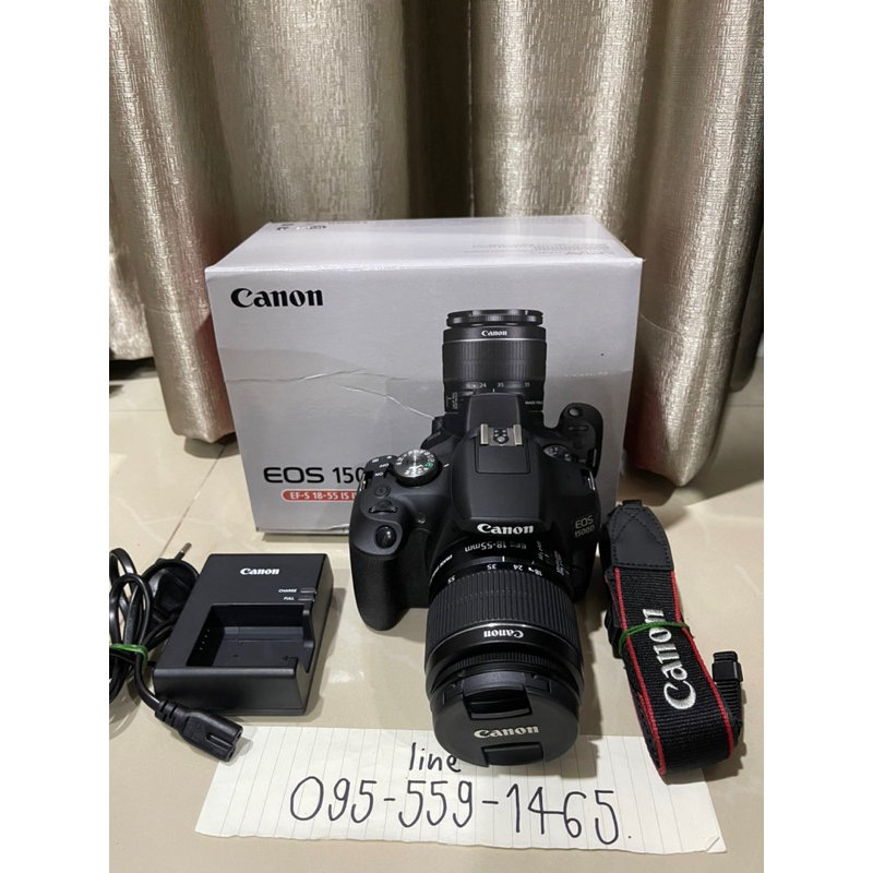 กล้อง-canon-1500d-ติดเลนส์-18-55-is-ii-ชัตเตอร์-1-หมื่นมี-wifi