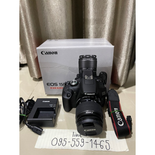 กล้อง Canon 1500d ติดเลนส์ 18-55 is ii ชัตเตอร์ 1 หมื่นมี wifi