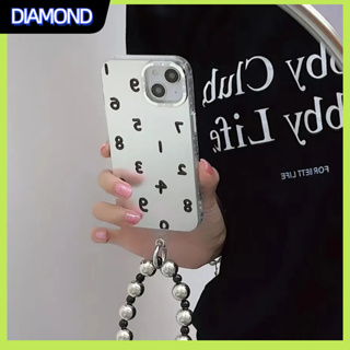 💲คูปองเคลม💲 case for iphone 11 12 ตัวเลขง่ายๆ เคส 14 13 12 11 pro max ซิลิโคนเหลวป้องกันการตกหล่น