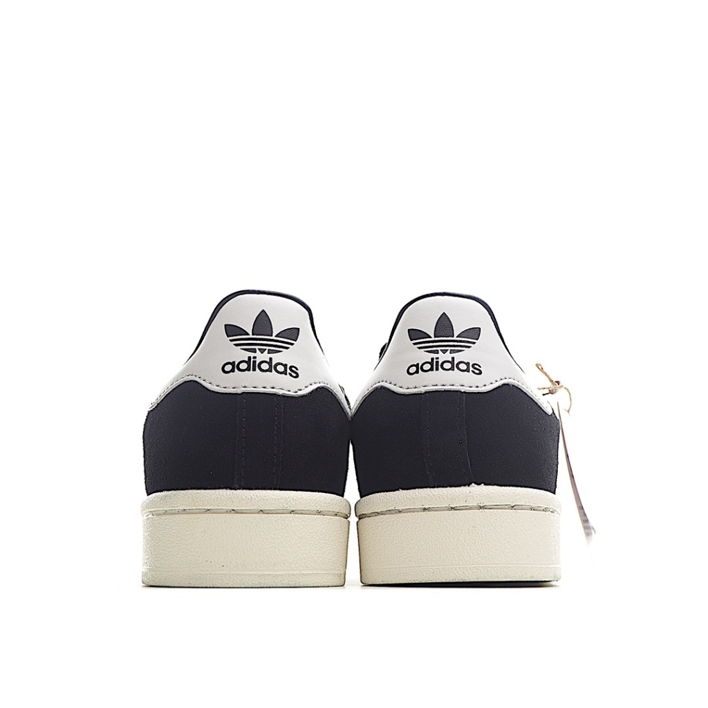 adidas-original-campus-ขาวดำ-ลื่นสไตล์วินเทจแฟชั่นต่ำด้านบนกีฬารองเท้าลำลอง-แท้100-ผู้ชายผู้หญิงbz0084