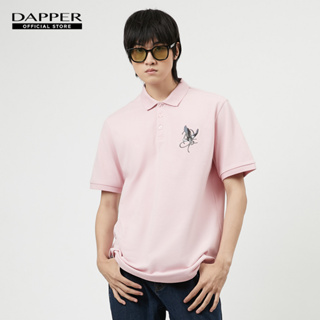 DAPPER เสื้อโปโล DP Eagle Polo Shirt สีชมพู (KPBP1/677RS)