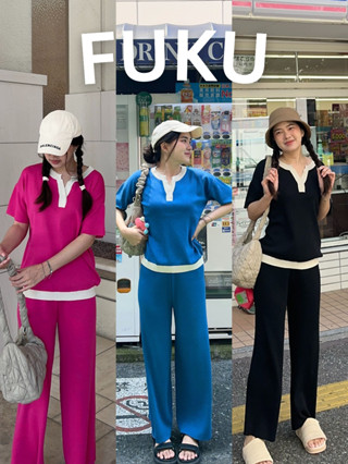 12FEBRUARY | FUKU SET ชุดเซท ผ้าknit ไหมพรม ทูโทน ใส่สบายมากค่า