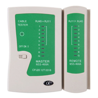 อุปกรณ์ทดสอบสัญญาณสายแลน สายโทรศัพท์ WL028 NSS468A พร้อมซองหนัง ออกใบกำกับภาษีได้ batterymania