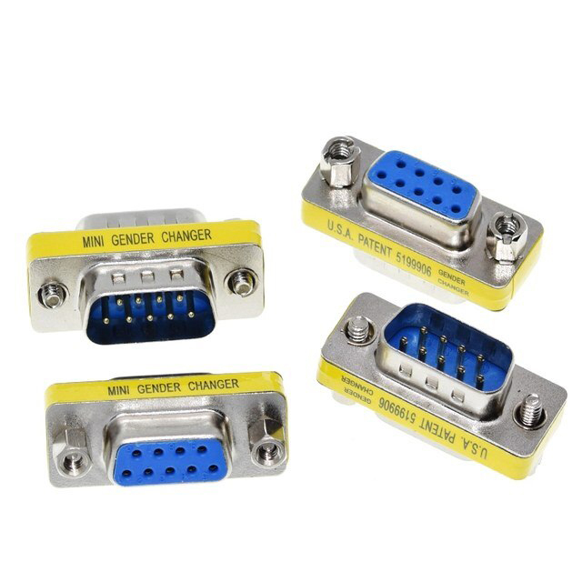 หัวแปลง-adapter-connecter-db9-หัว-ผู้-เมีย-rs232-serial-db9-male-to-male-หัวต่อ-db9-female-female