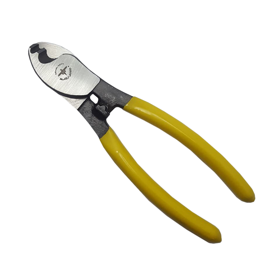 arsia-tools-คีมตัดสายเคเบิ้ล-6นิ้ว-รุ่น-mhr-1011-ด้ามเหลือง-ฟัน-2ร่อง-cable-cutter-คีมตัดสาย-คีมตัดสายไฟ