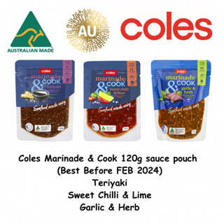ซุป Coles Marinade &amp; Cook 120g Soup Pouch (BBF FEB 24)