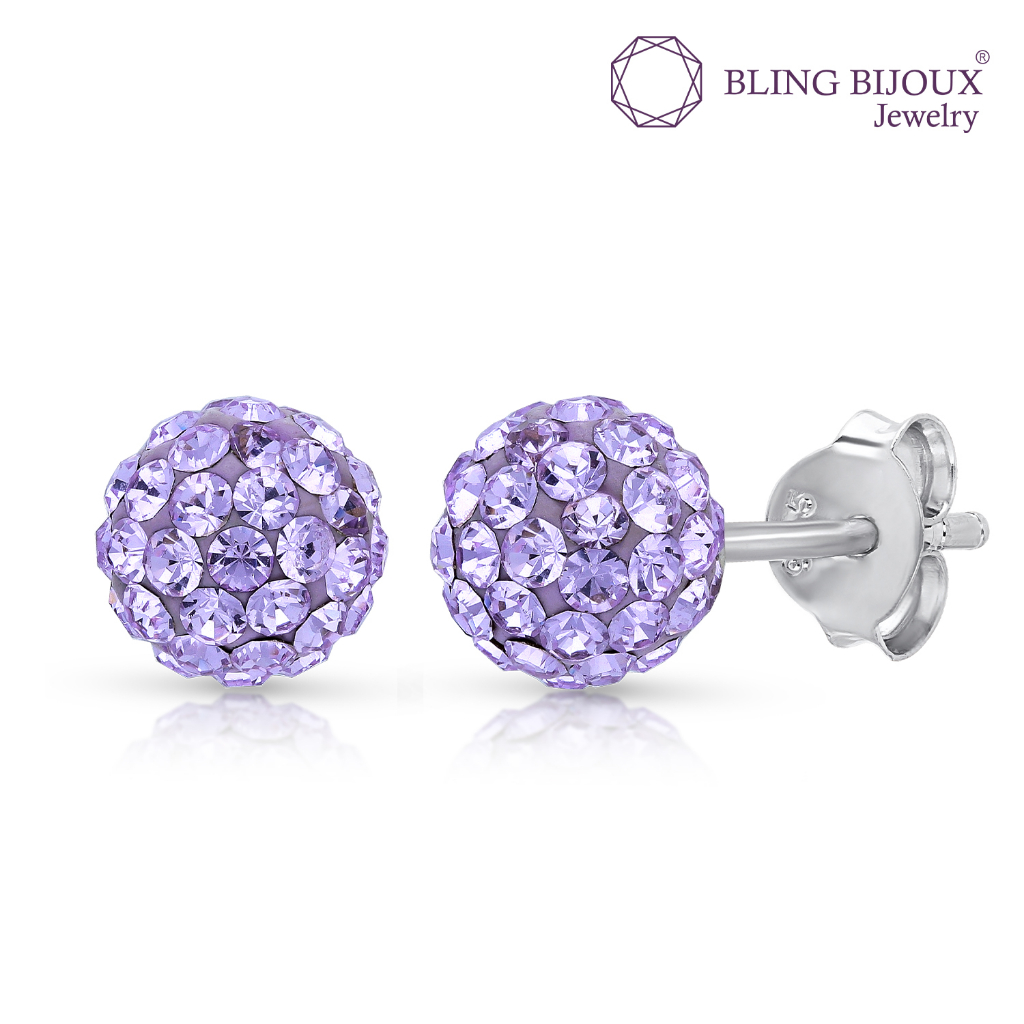 bling-bijoux-ต่างหู-ทรงกลม-คริสตัล-สี-tanzanite-เงินแท้