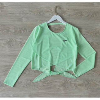✰ สินค้ามือหนึ่ง ✰ #NIKE #เสื้อคลุมบราสีเขียว