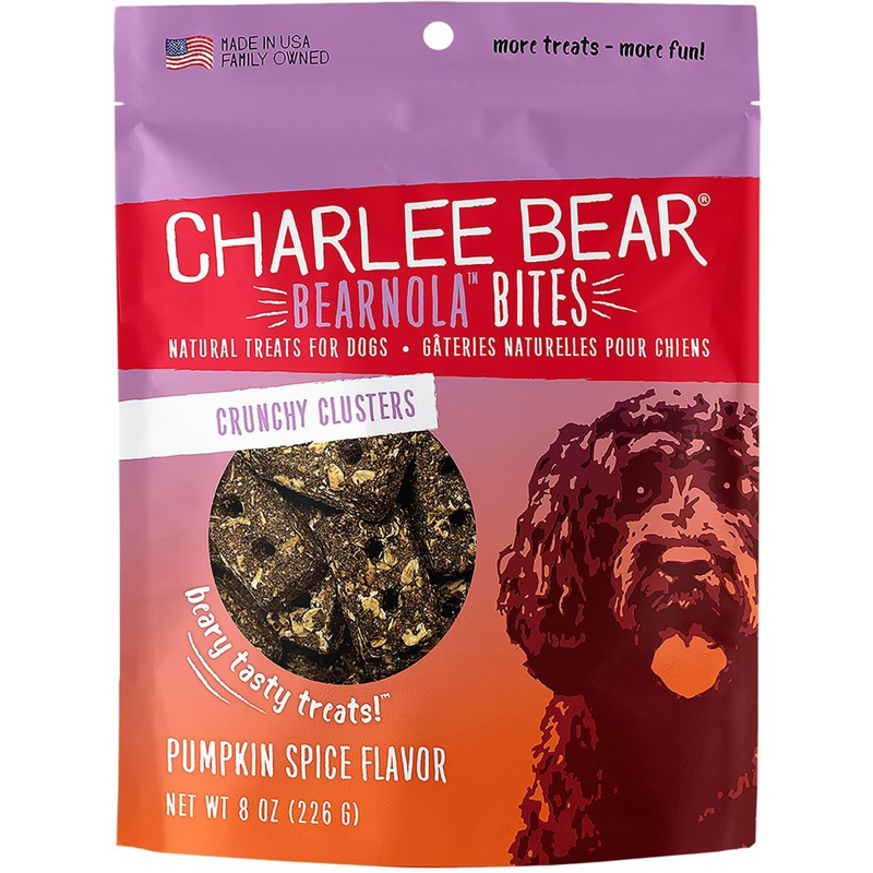 ขนมสุนัข-charlee-bear-bearnola-bites-รส-pumpkin-spice-ขนาด-226-g