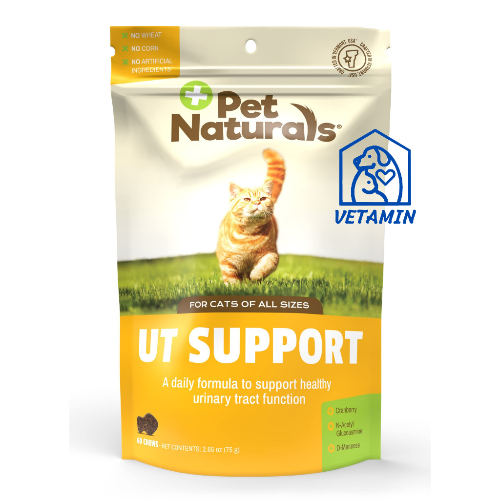 พร้อมส่ง Pet Naturals UT Support สำหรับแมว เสริมระบบทางเดินปัสสาวะ 60 ...