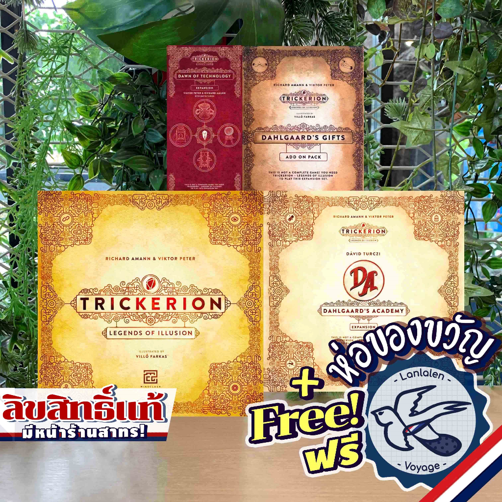 MINDCLASH Trickerion - Accademia Di Dahlgaard (Espansione Big Box), Gioco Da Tavolo 1-4 Giocatori, 15+, Con Nuovi Maghi, Protégé E Modalità Solista