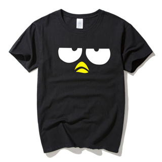 Sanrio Bad Badtz-maru ซน XO เพนกวินเย็นเสื้อยืดผู้ชายผ้าฝ้ายแขนสั้นน่ารัก