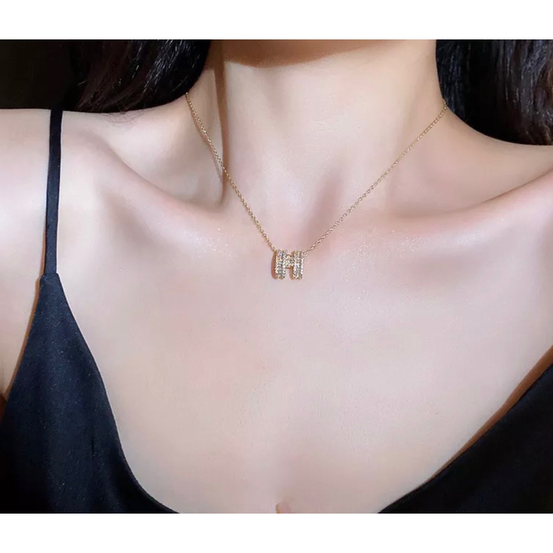 lovely-necklace-stanless-steel-สร้อยคอhสแตนเลส-ไม่ลอกไม่ดำ-งานสวยน่ารัก-พร้อมส่งจากไทย