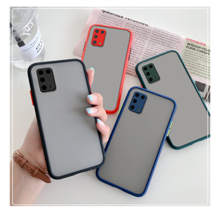 A2zShop Samsung Galaxy A13 A23 A33 4G/5G A53 4G/5G A73 5G แผ่นใสฝ้ากันกระแทก frosted transparent Case Back Cover