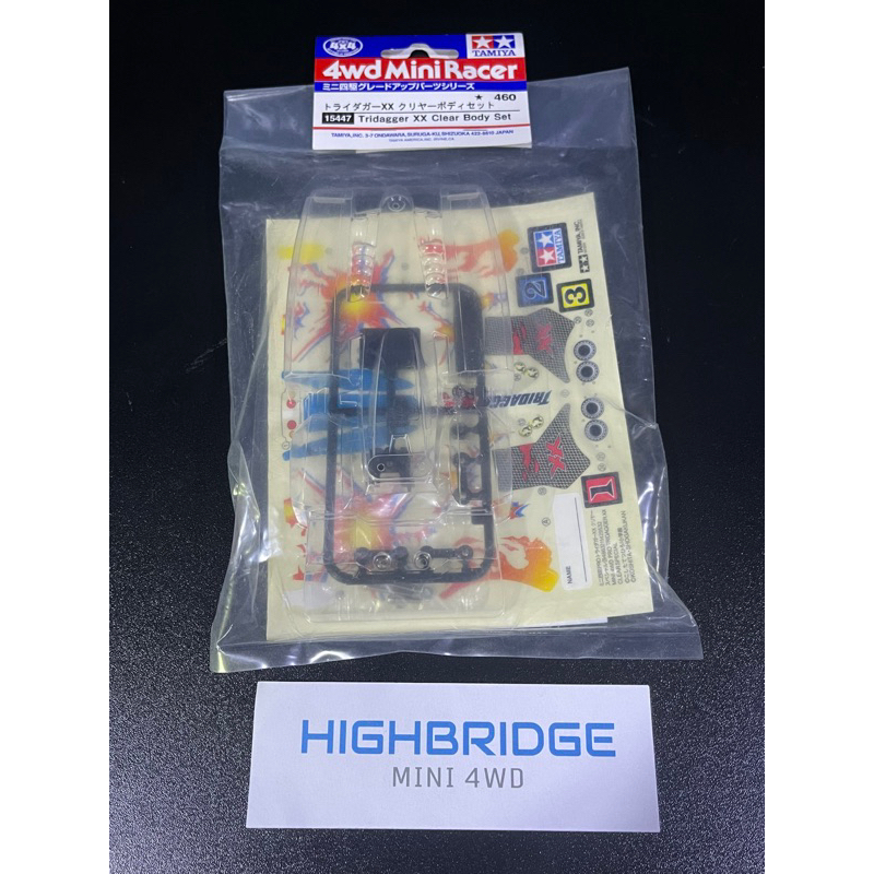 Tamiya 15447 Mini 4WD Clear Body Set Tridagger XX | Shopee Thailand